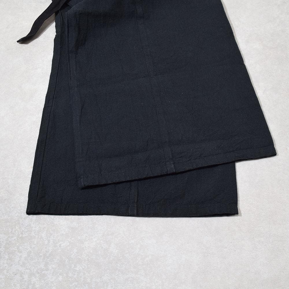 ソウソウ SOU・SOU 伊勢木綿 20/20 麻混 風靡 下 濡羽色 L