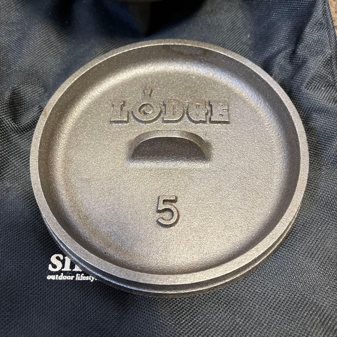 【未使用品】Lodgeダッチオーブン 5inch 5インチ おまけ ロッヂロッジ
