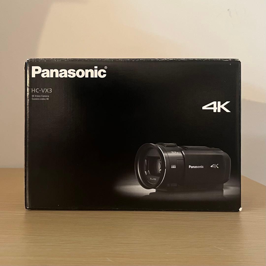 ［Panasonic］ デジタル4Kビデオカメラ HC-VX3-K