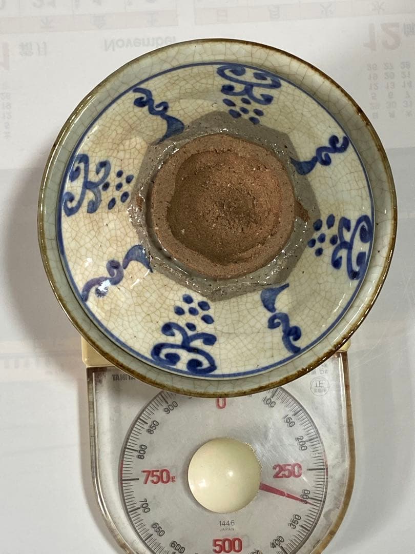 ♦呉須染付 八角面取り 蓋物碗 茶道具 懐石用 古美術品 明治時代 江戸？骨董品