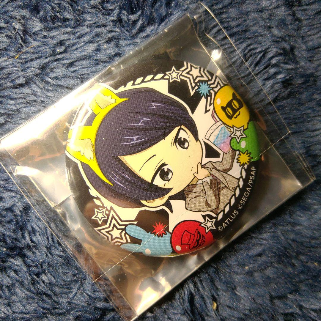 ②ペルソナ5　アニメイトカフェ　缶バッジ　喜多川 祐介　コラボ