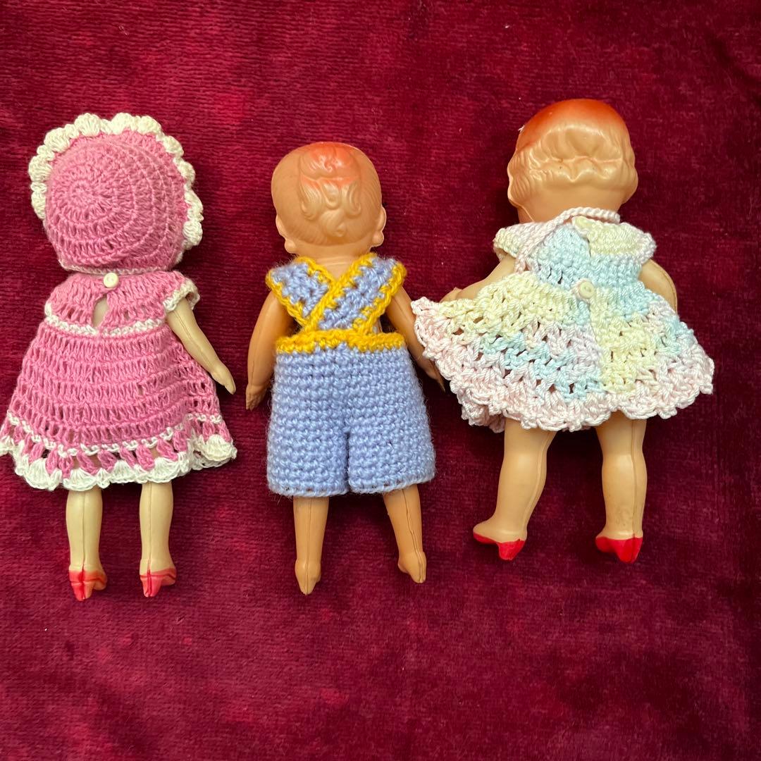 セルロイドドール　3セット ヴィンテージ　アンティーク