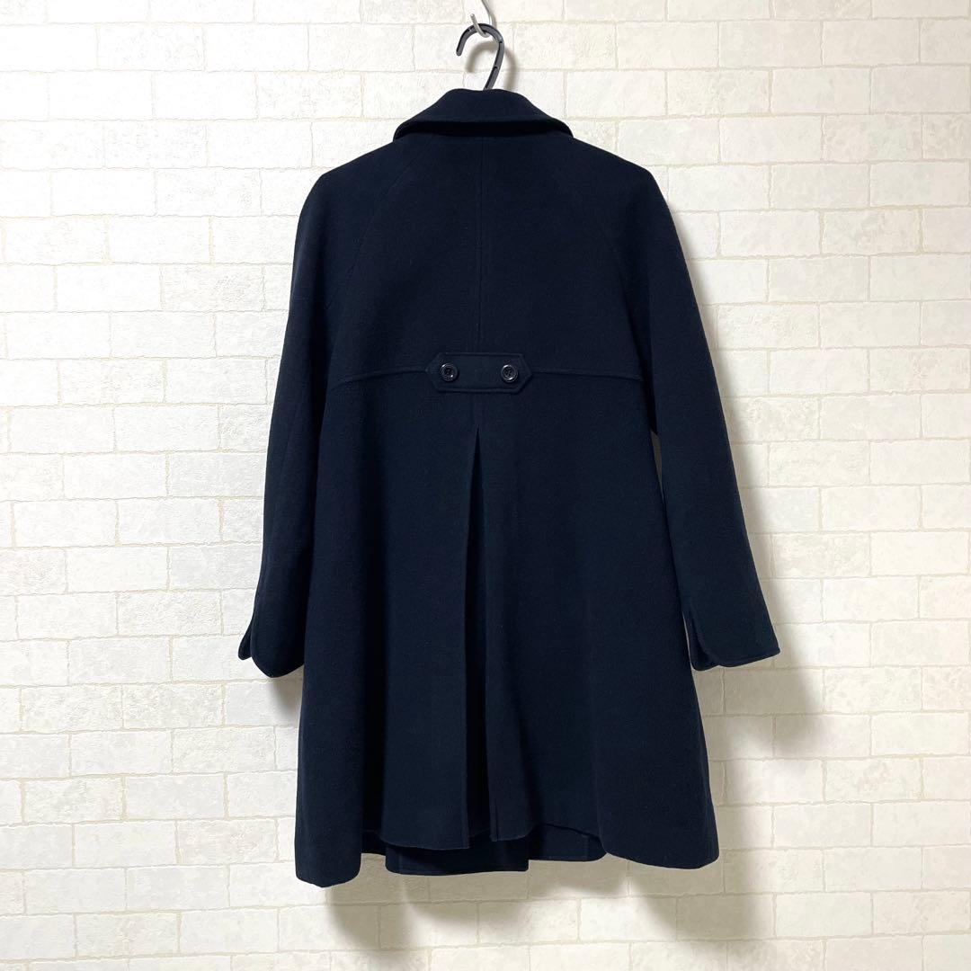 組曲　KUMIKYOKU ウール　ピーコート　150cm ネイビー