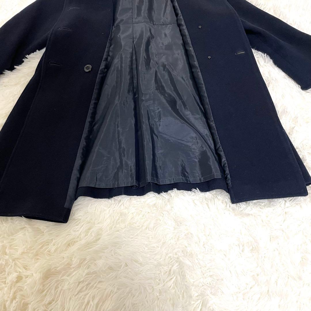 組曲　KUMIKYOKU ウール　ピーコート　150cm ネイビー