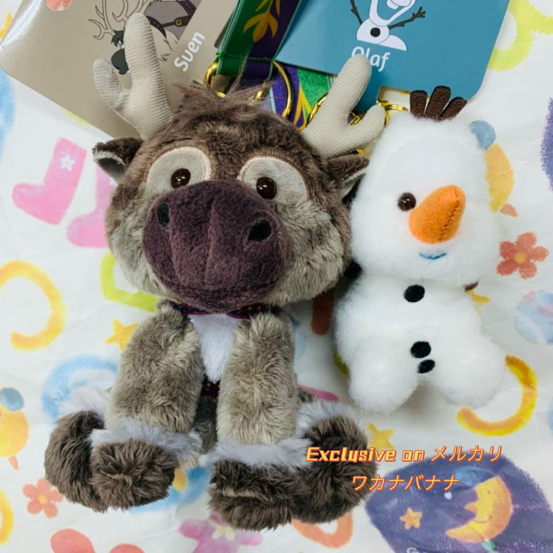 スヴェン オラフ　ぬいぐるみキーチェーン アナと雪の女王 Darenui