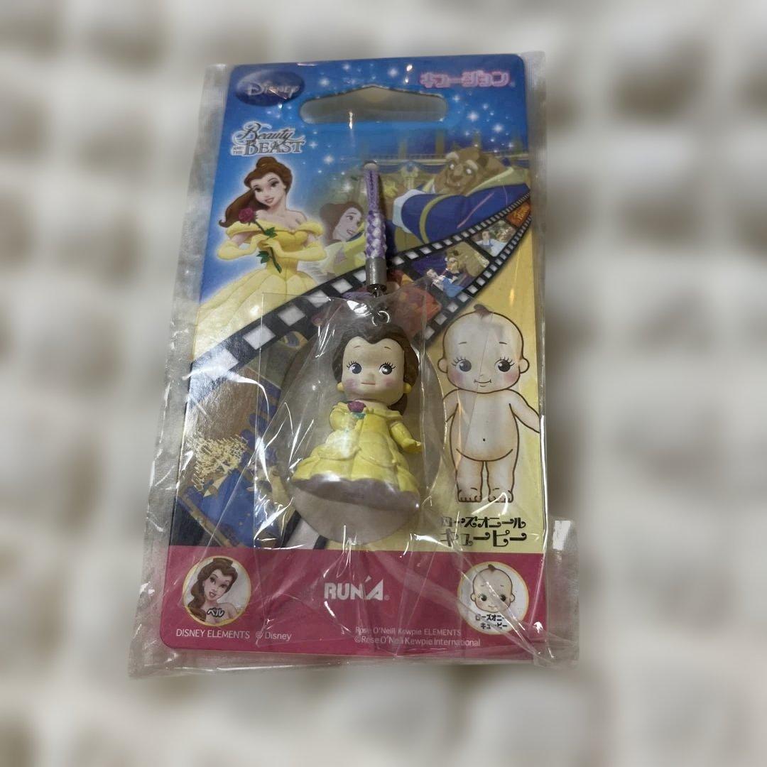 キュージョン ベル 美女と野獣 ディズニー 根付ストラップ