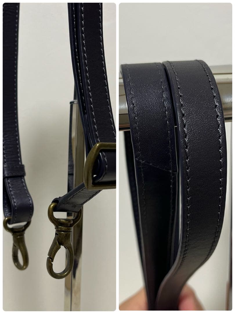 マザーハウス ツキアカリ ダークグレー ショルダーバッグ ハンドバッグ 2way