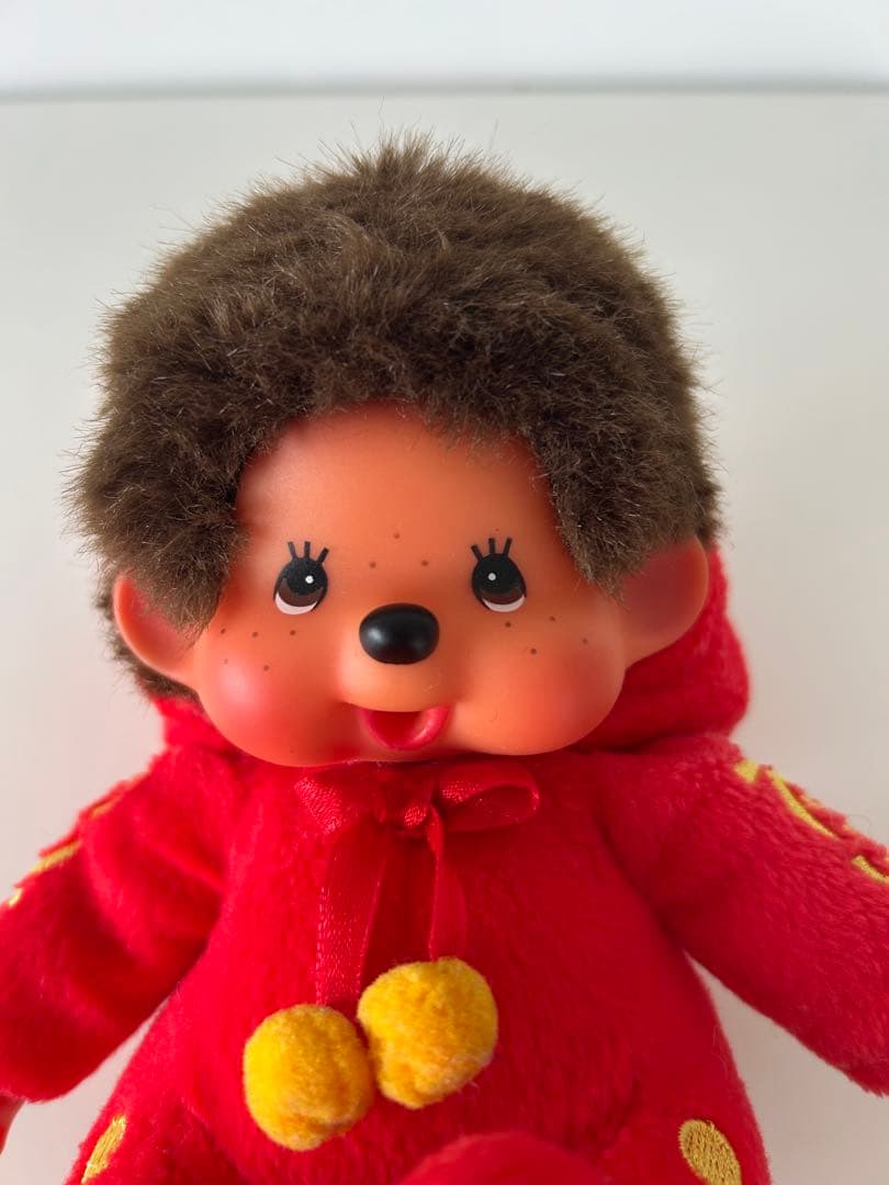 ロディ×モンチッチ コラボ　レッドRody&Monchhichi ぬいぐるみ