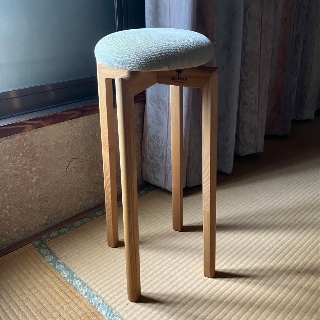 KLIPPAN/クリッパン×匠工芸　マッシュルームスツールM(ひつじ) ベージュ