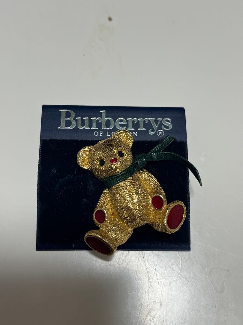 Burberrys テディベア ブローチ