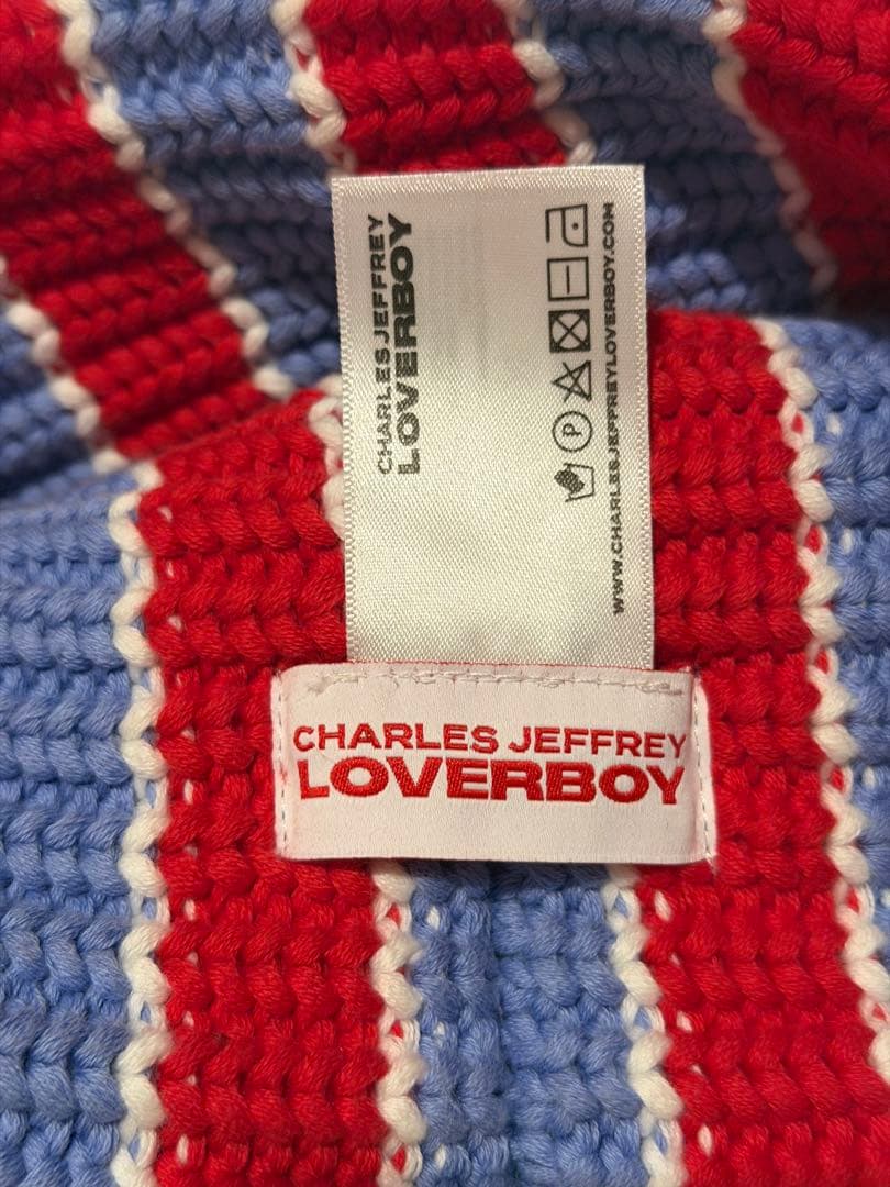 希少　CharlesJeffreyLOVERBOY ニット帽　meovvエラ着用