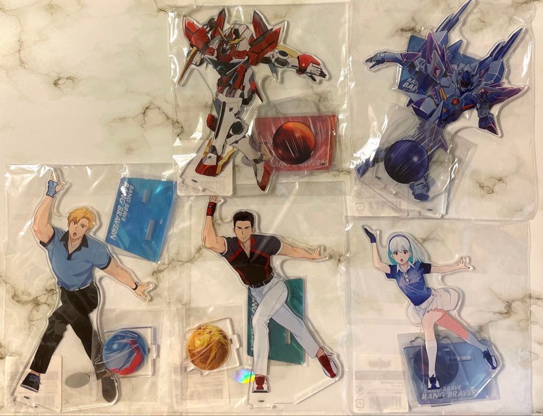 勇気爆発バーンブレイバーン ラウンドワン アクリルスタンド 5点セット
