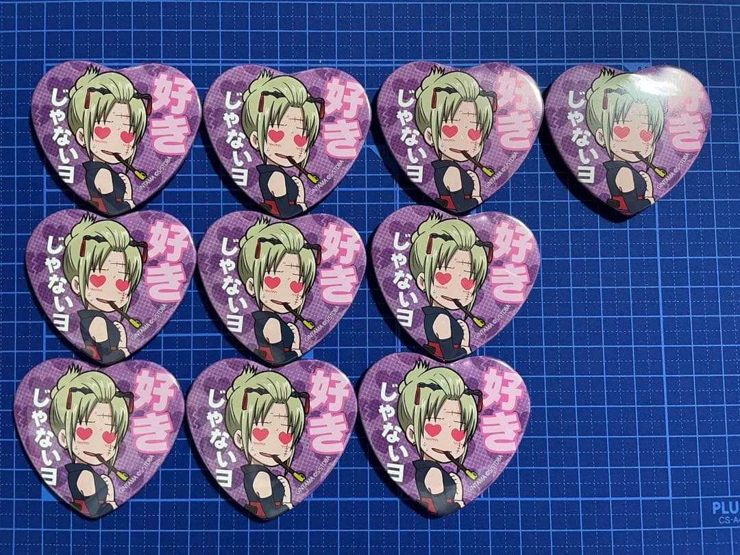 銀魂 愛染香篇 ドキドキハート缶バッジ ハート 缶バッジ 月詠 ＤⅦ