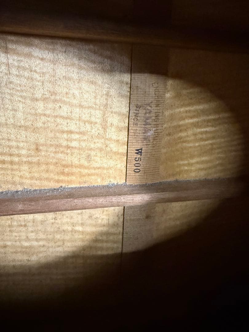 ヤマキ YAMAKI W500 アコースティックギター 木製 ソフトケース付き