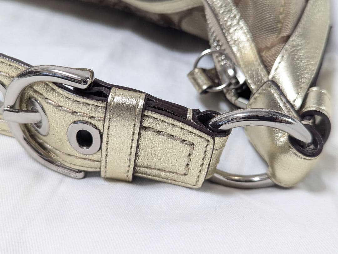 コーチ　COACH シグネチャー　ショルダーバック　パッチワーク　F12315