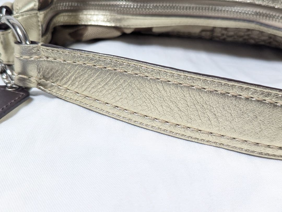 コーチ　COACH シグネチャー　ショルダーバック　パッチワーク　F12315