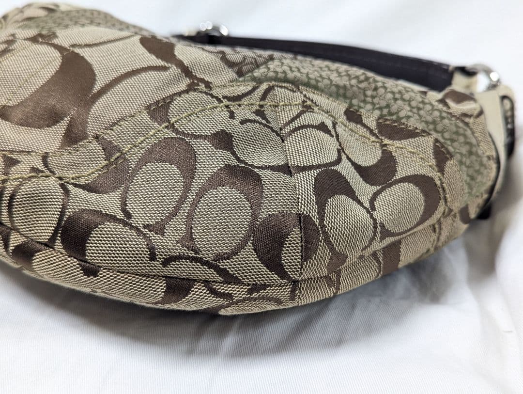 コーチ　COACH シグネチャー　ショルダーバック　パッチワーク　F12315