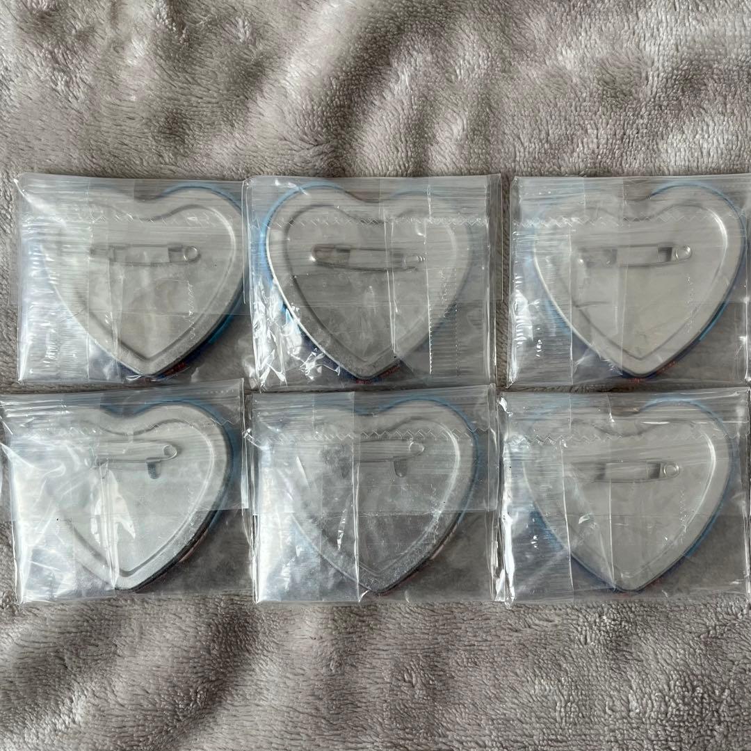 渡辺曜 韓国限定 ハート缶バッジ セット