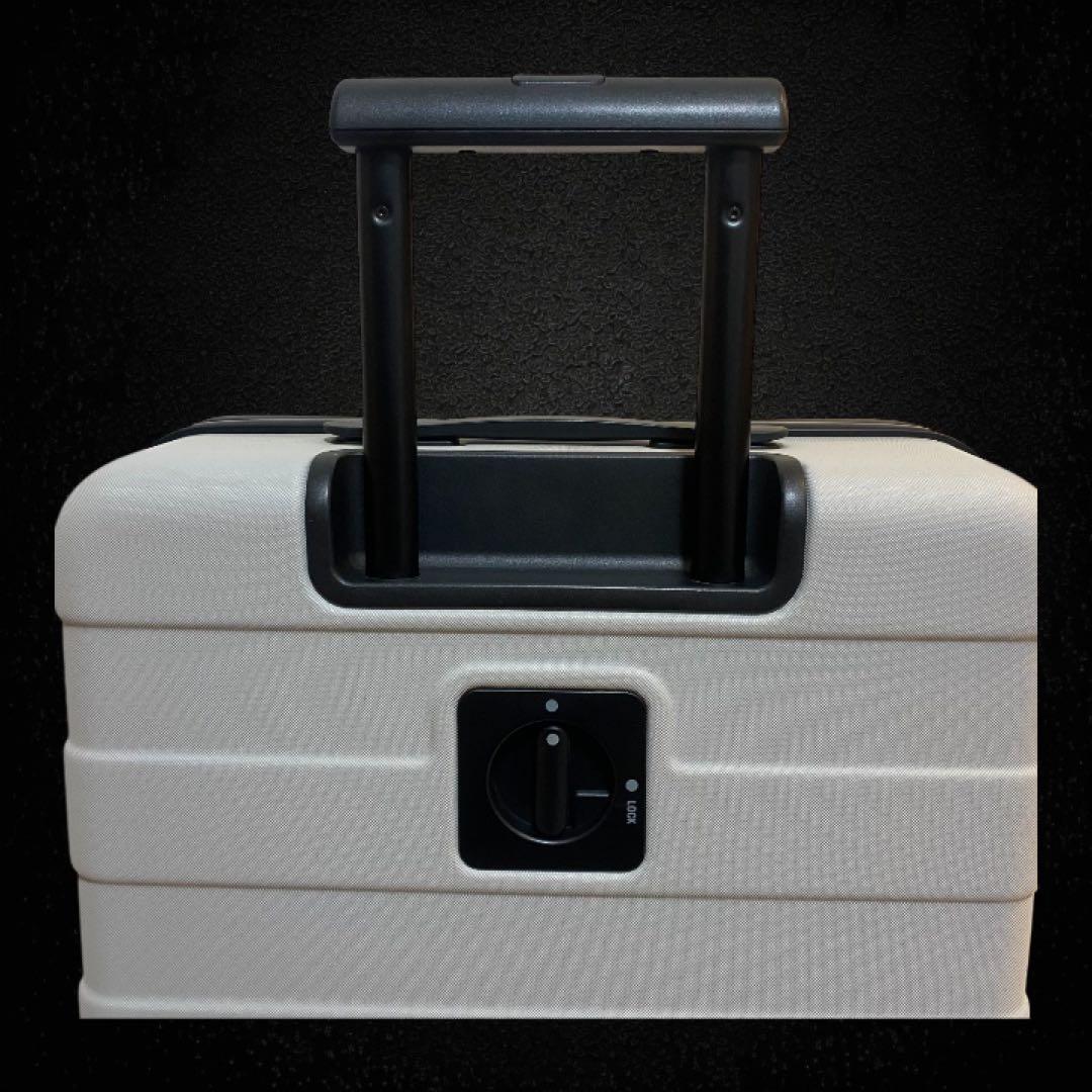 極美品✨MUJI バーを自由に調節できるハードキャリーケース 60L