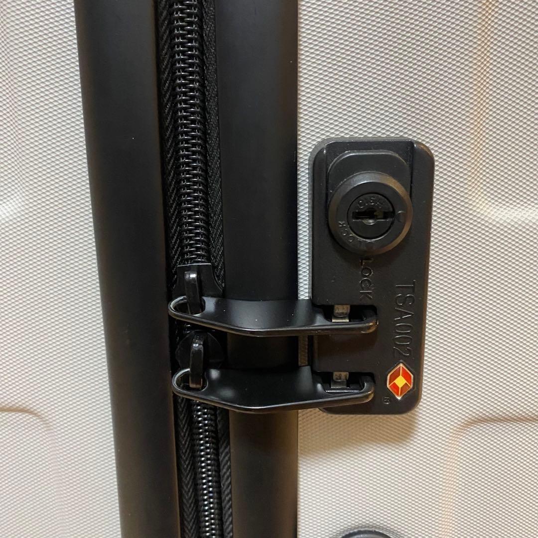 極美品✨MUJI バーを自由に調節できるハードキャリーケース 60L