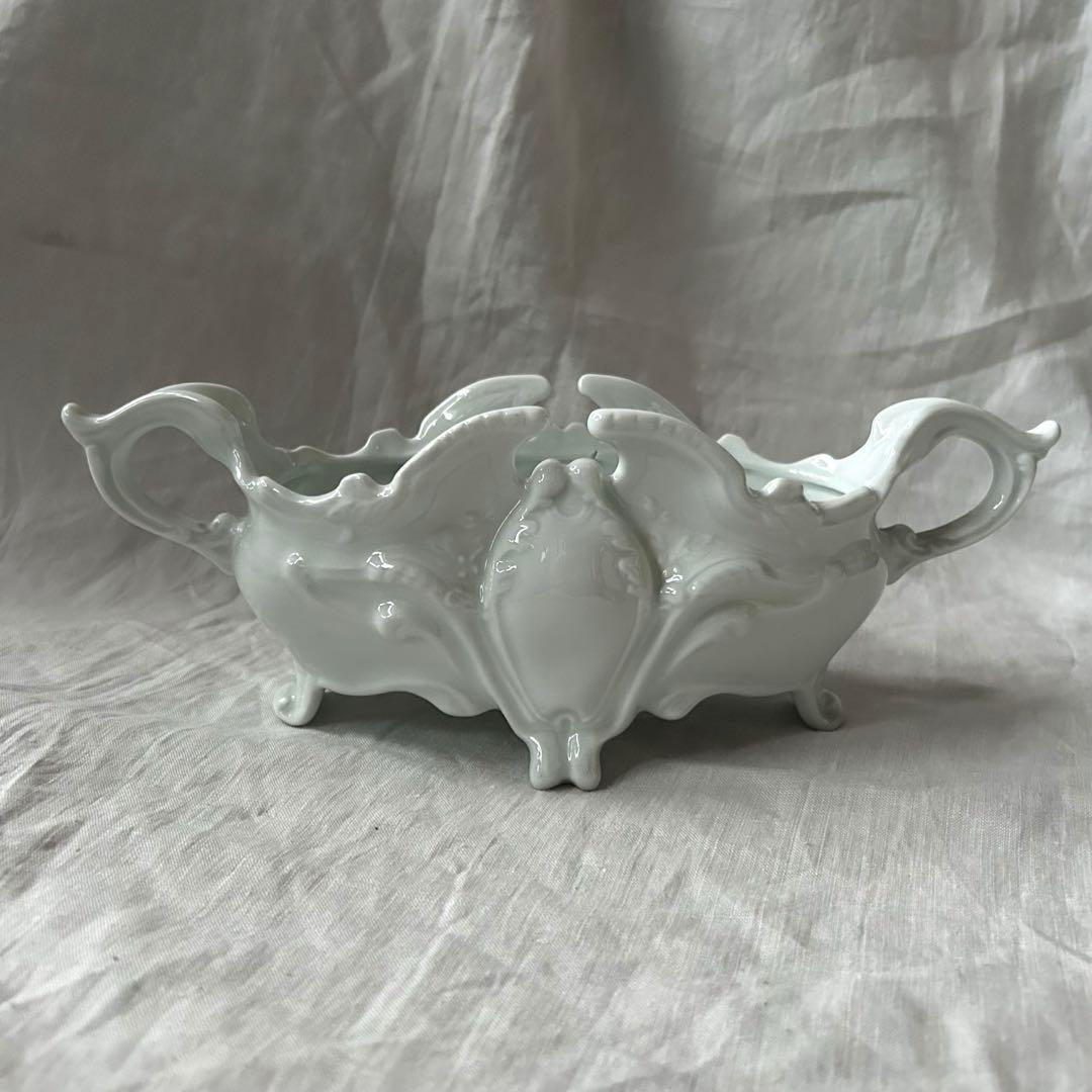 フランスアンティーク　LIMOGES リモージュ　ジャルディニエール　花器　花瓶