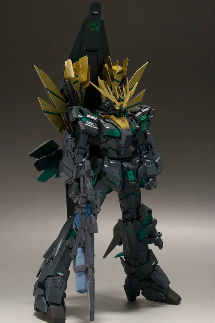 塗装＆改修品　MGバンシィ最終決戦仕様　パンプレ限定