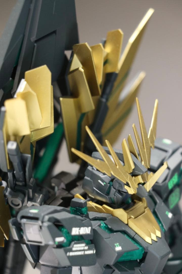 塗装＆改修品　MGバンシィ最終決戦仕様　パンプレ限定