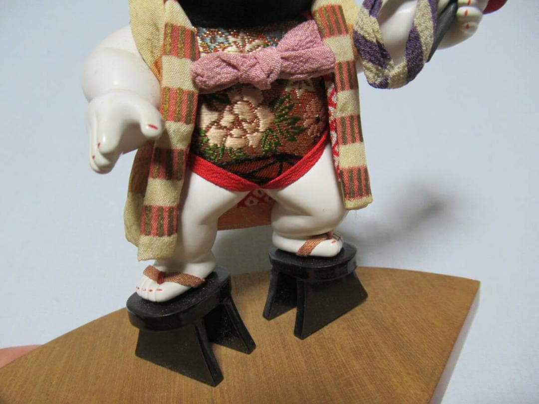 美品希少 1940年代 共箱無◆玉水人形 岡本玉水作 「初午」御所人形/日本人形