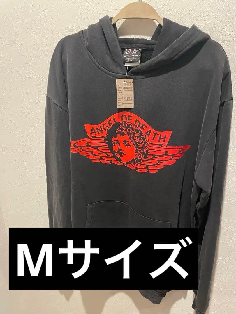 ANGEL OF DEATH パーカー ダークグレー SAINT Mサイズ