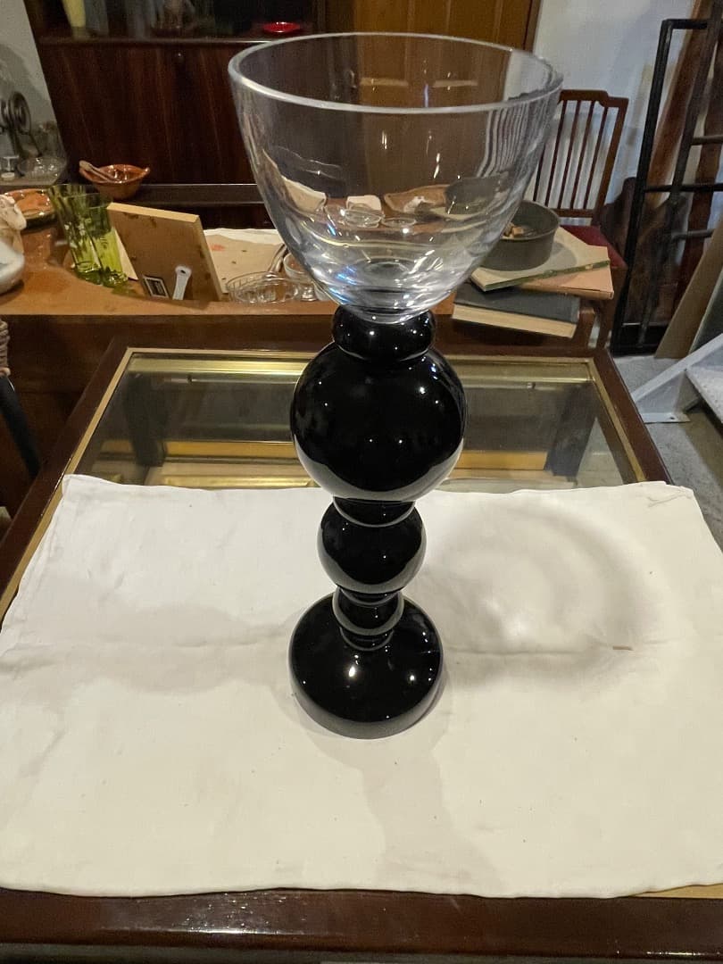 モダンデザイン ガラス製黒い装飾品