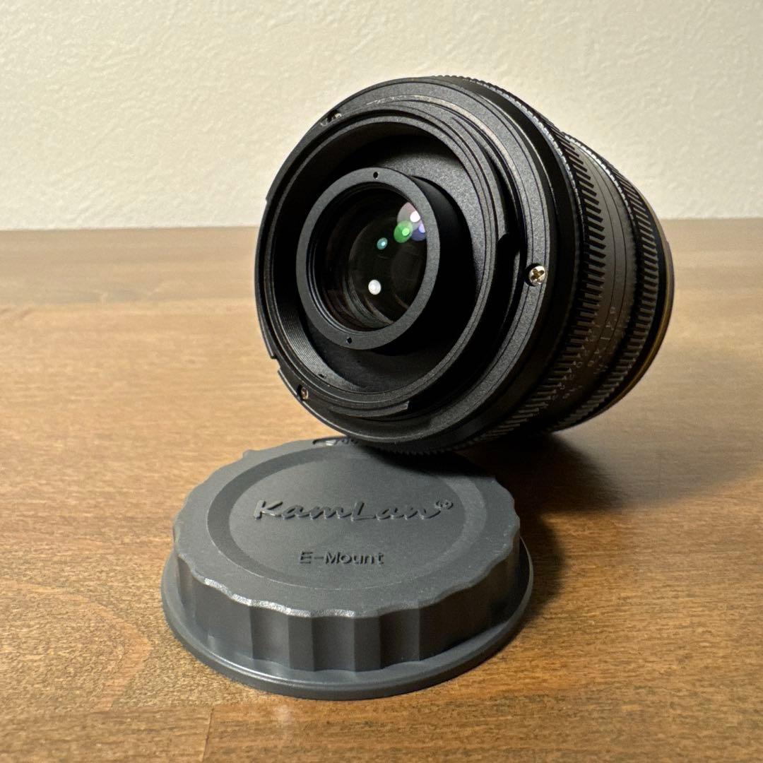 【美品】KamLan 21mm F1.8 SONY Eマウント用 単焦点 レンズ