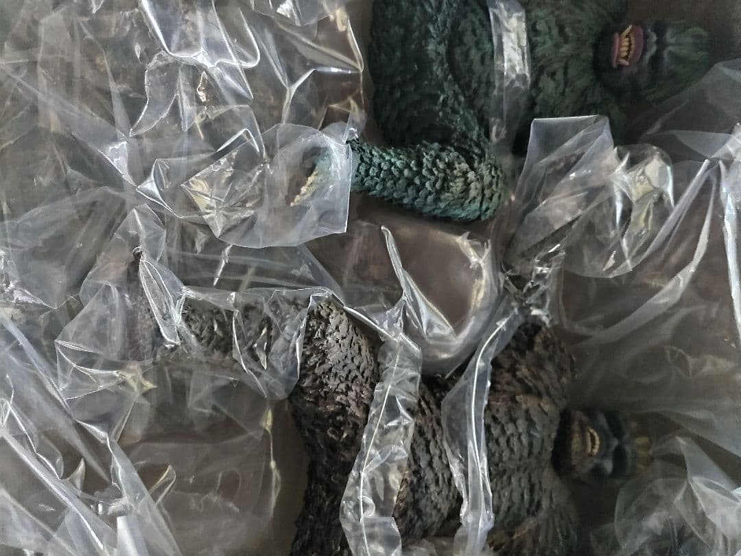 エクスプラス少年リック　大怪獣シリーズサンダ対 ガイラソフビスタチュー２体セット