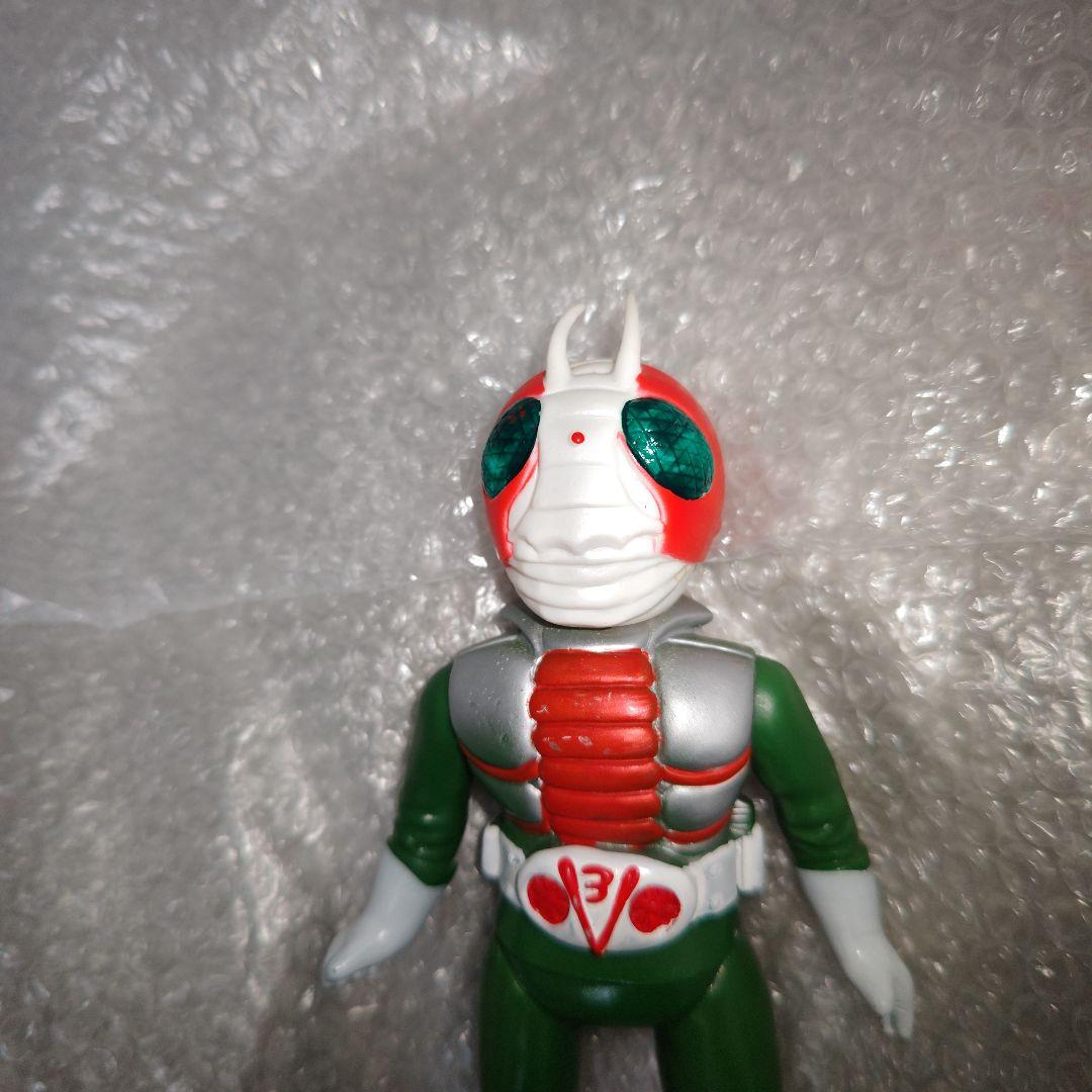 仮面ライダーV3　パチ　ソフビ　26cm