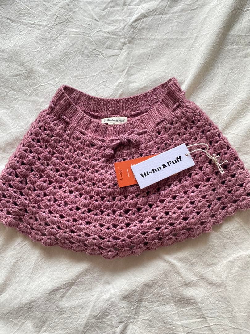 21 AW Misha & Puff crochet スケポン