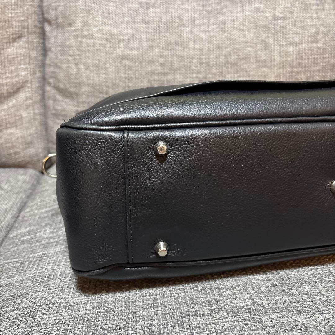 レザー ビジネスバッグ 黒