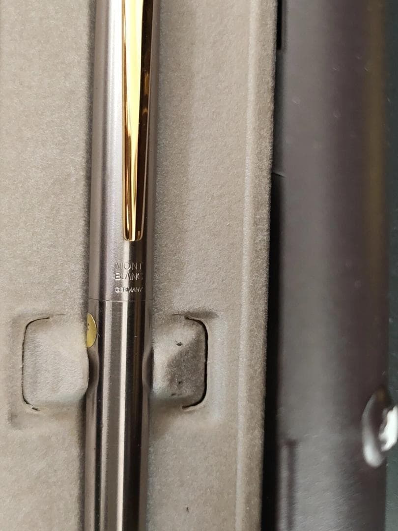 1980年代 Montblanc モンブラン 万年筆 シルバー 18K 750