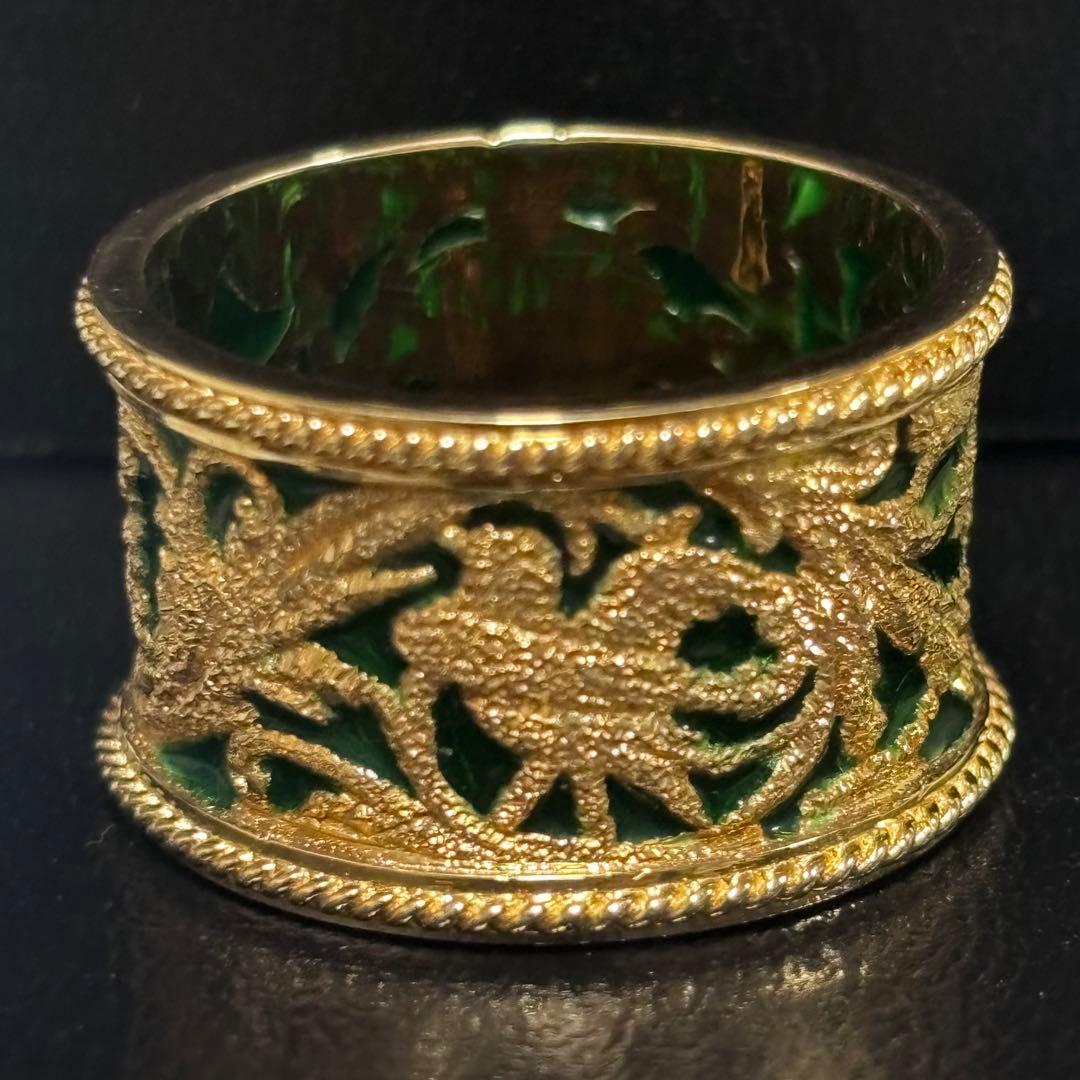 YANES ヤーネス　エマイユ　七宝焼　リング