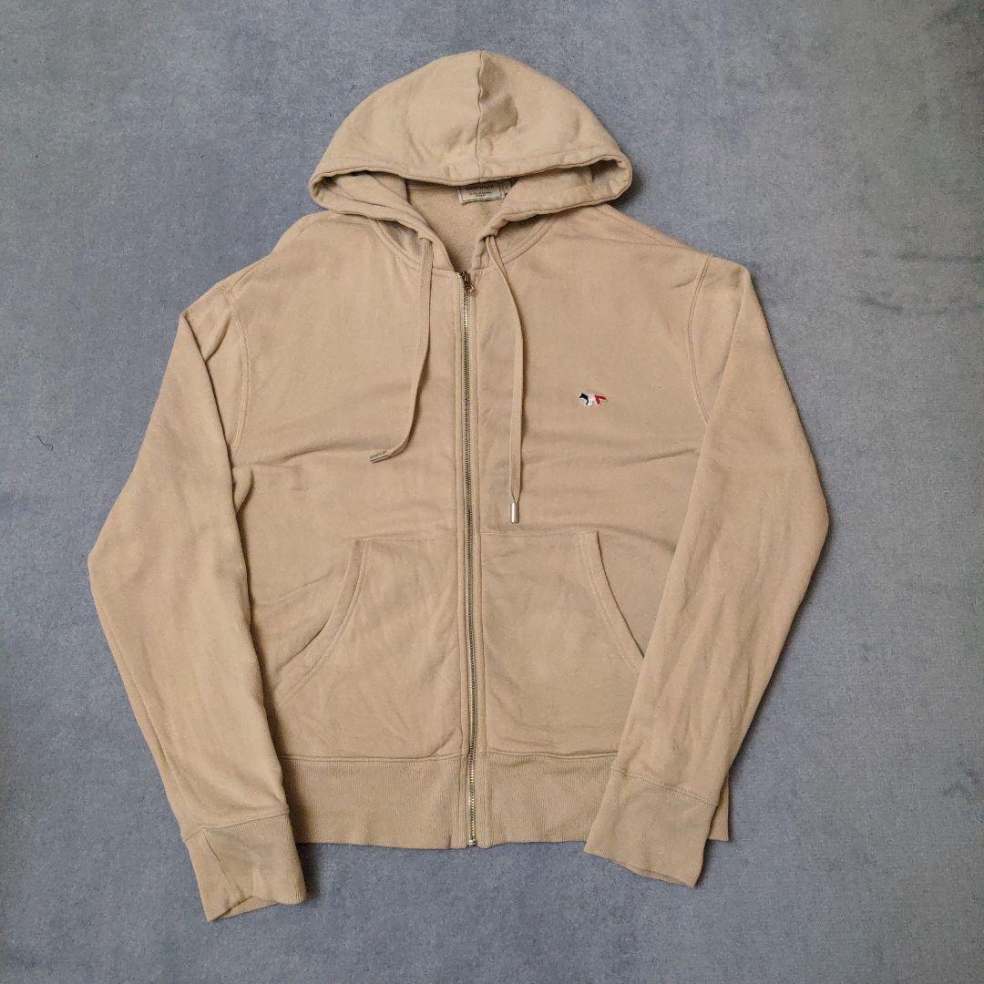 MAISON KITSUNÉ ベージュ フルジップフーディ L