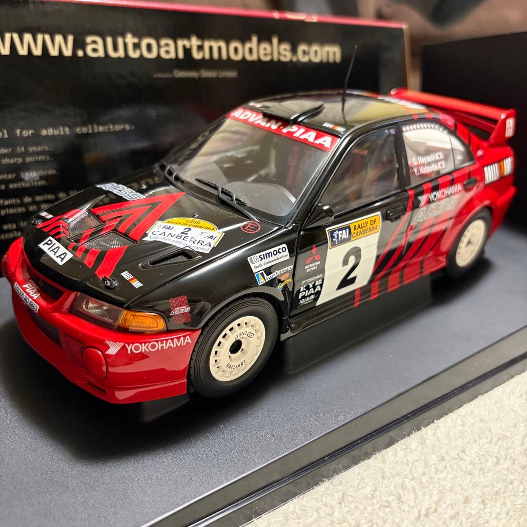 AUTOart Mitsubishi Lancer WRC ミニカー 1/18