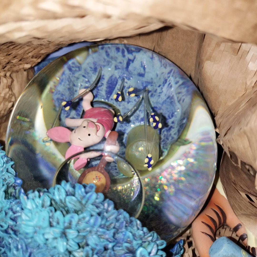 プーさん スノーグローブ フィギュア オルゴール