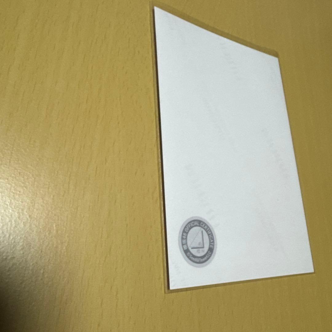 櫻坂46 松本和子 【 2025年 サンタ衣装（直筆サイン入り）】 座り 1枚