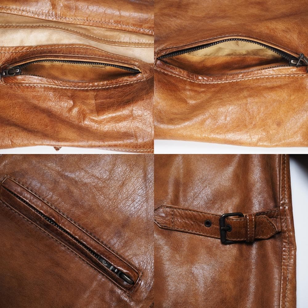 Belstaff RACING BLOUSON レザーレーシングブルゾン S