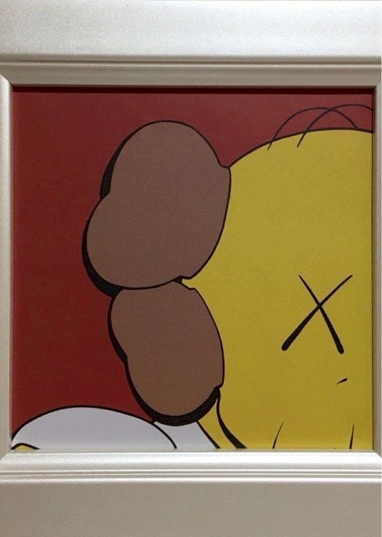 絵画/近代ポップアート/巨匠 /KAWS (カウズ) /インテリアアート/額装品