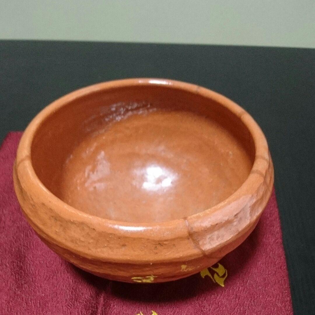 値下・赤楽菓子鉢