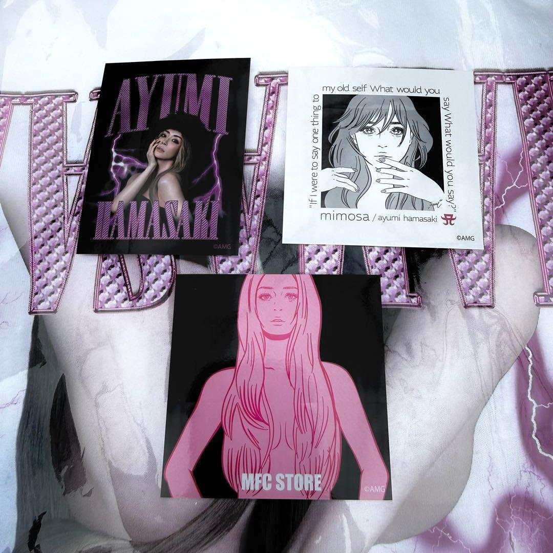 浜崎あゆみMFC STORE 限定ノベルティステッカー3種セット