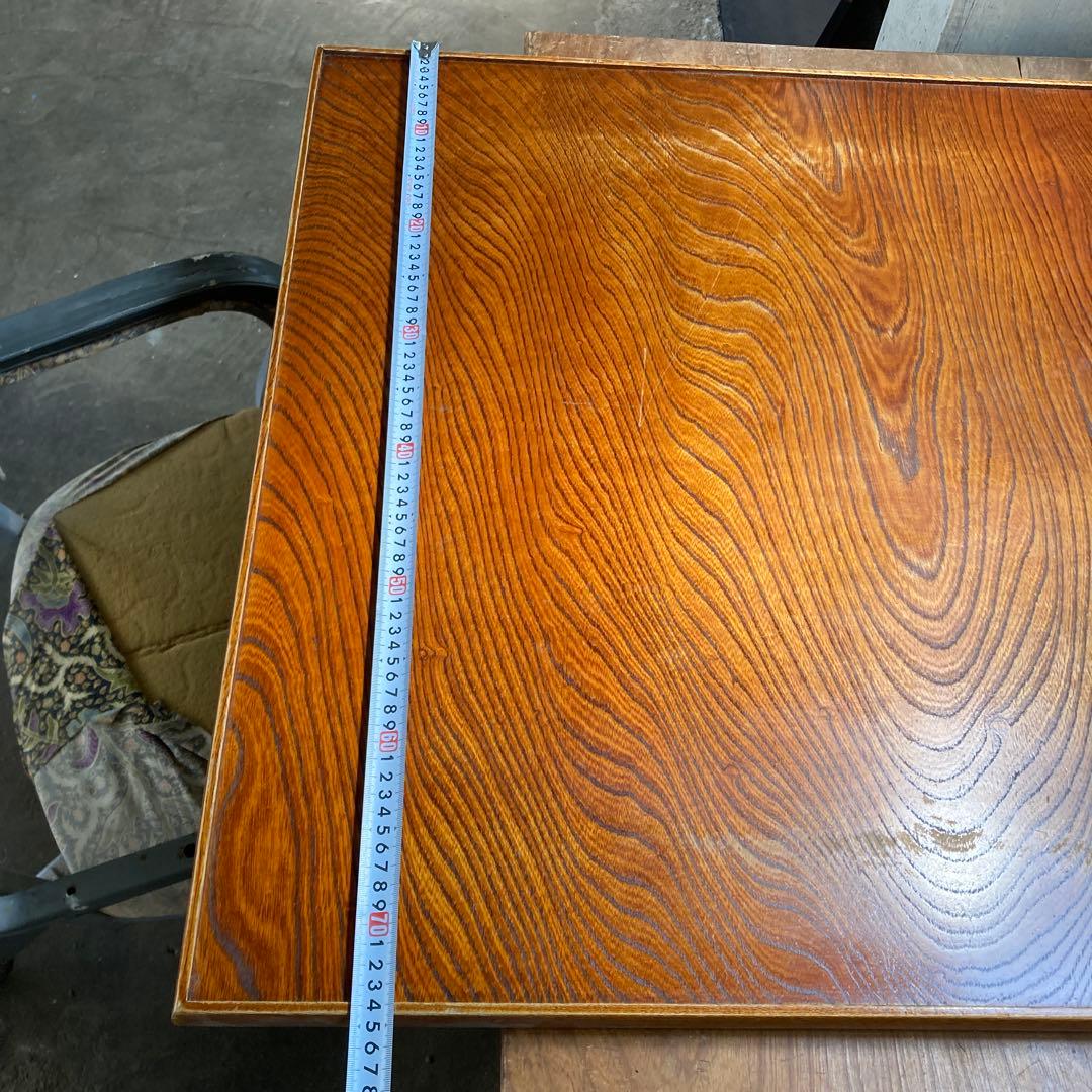 た*う様 昭和レトロ 縁がある天板 正方形 炬燵板 こたつ 天板 こたつ板 75