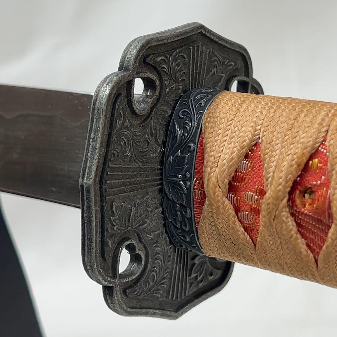 模造刀 陣太刀 鯉 龍 彫り込み 全長110センチ 大太刀 樋入り 希少