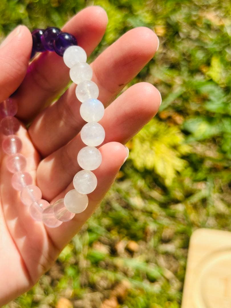 ユニドロブレスレット　パープル系