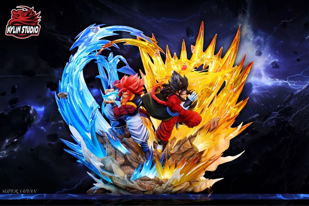 ドラゴンボール　ゴジータとベジットスーパーサイヤ人4　ガレージキッド　フィギュア