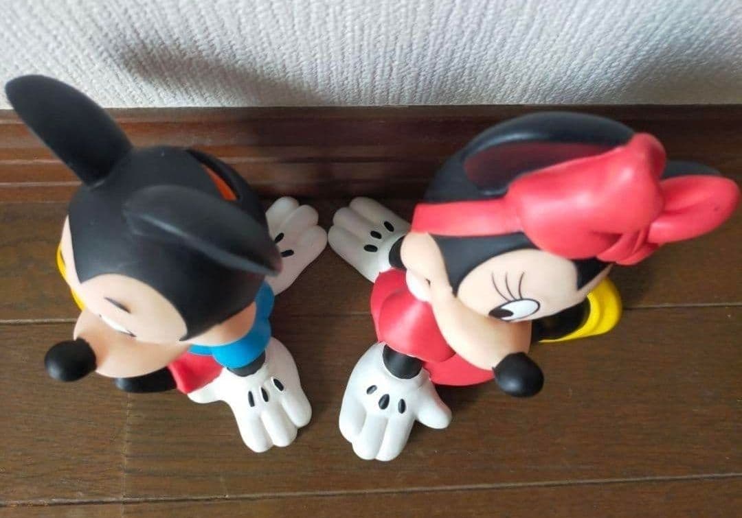 希少！ 「ミッキーマウス」 「ミニーマウス」 フィギュア/貯金箱